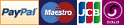 We accept the following payment methods: Visa, Mastercard, Maestro, PayPal, JCB, American Express Electron and Solo Cards