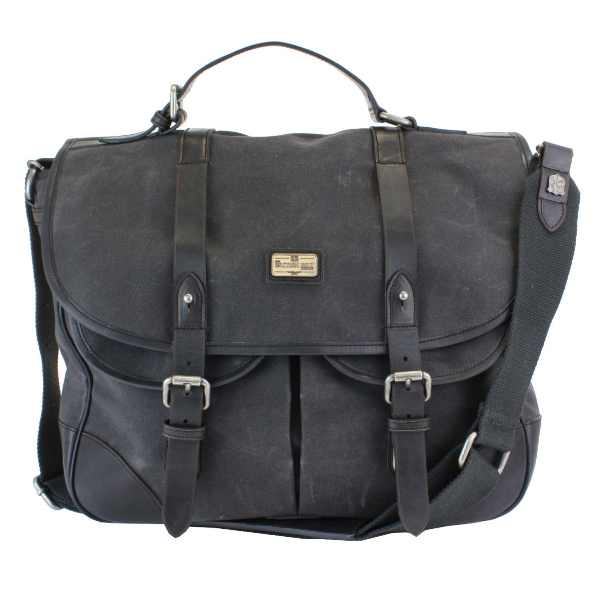 British Belt Company Langdale Satchel Carbon Pediwear Luggage