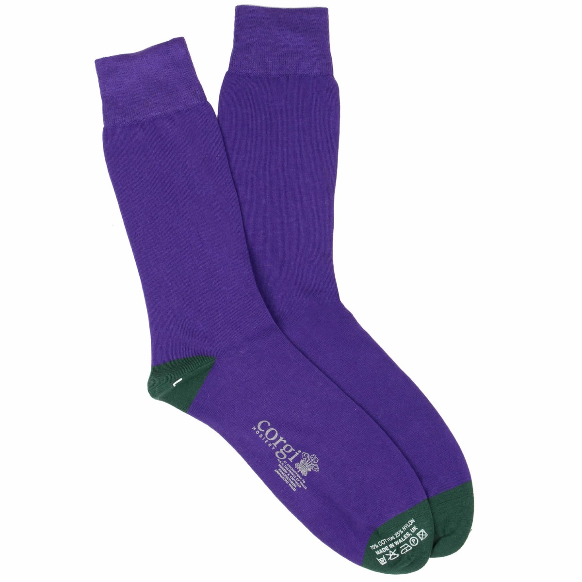 purple sock heels