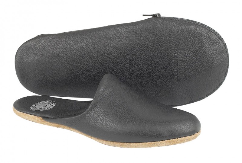 draper of glastonbury mens leather slippers