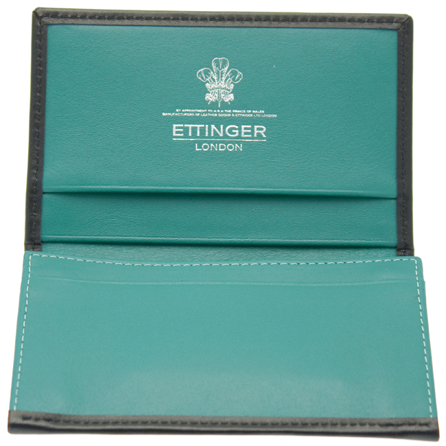 Ettinger Sterling Turquoise Visiting Card Case