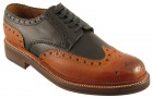Grenson Archie Black & Cognac
