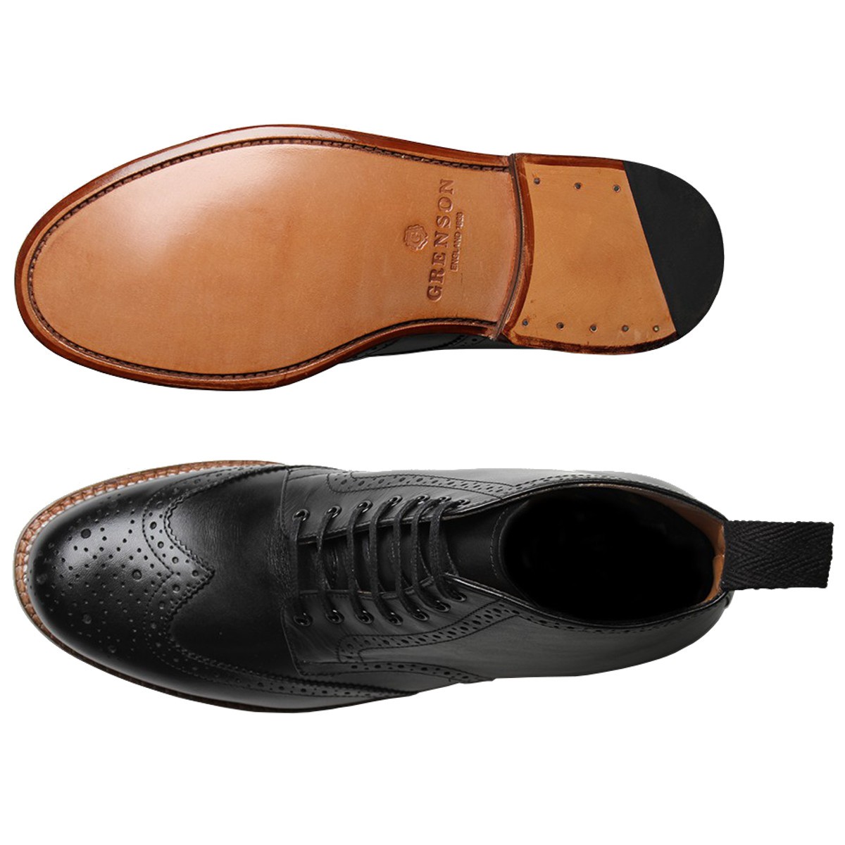Grenson Alfred Black Calf Pediwear Footwear