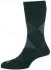 H J Hall Socks Wool Rich Jacquard Argyle