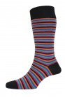 H J Hall Socks Olympia Stripe