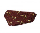 Soprano Accessories Wine Flying Pheasants Cravat
