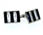 Soprano Accessories Black and Clear Crystal