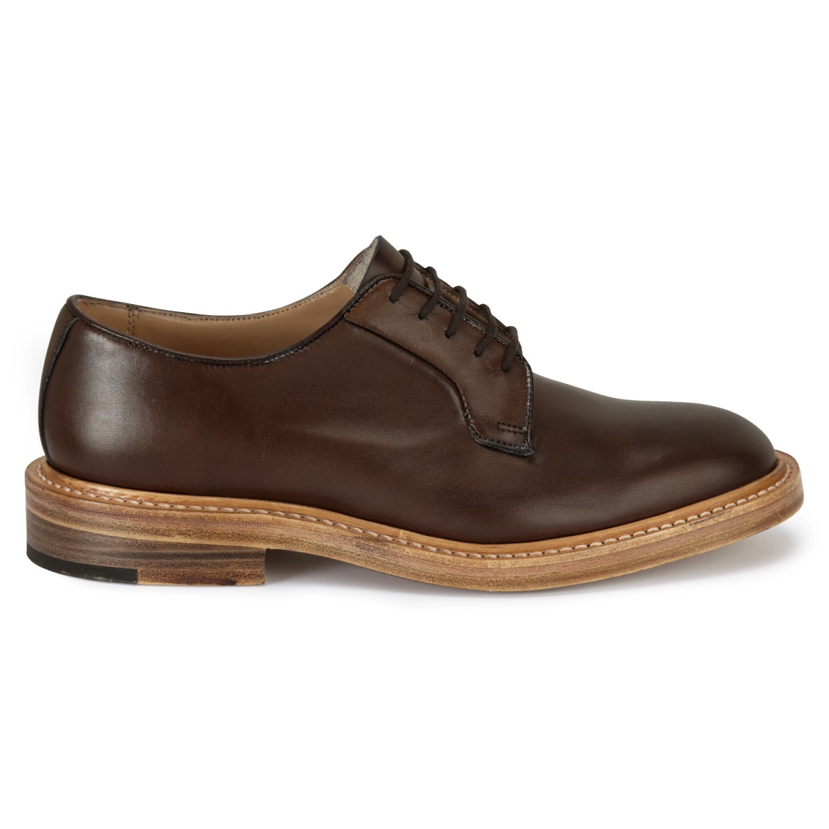 trickers robert plain derby shoe