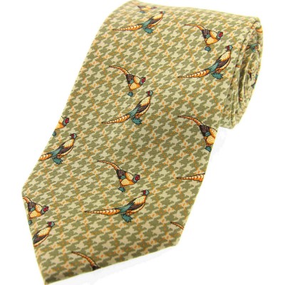 Soprano Accessories Green Print with Pheasants