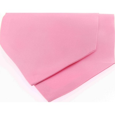 Soprano Accessories Pink Satin Silk Cravat