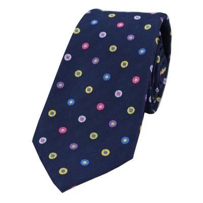 Soprano Accessories Posh & Dandy Navy with Coloured Circles