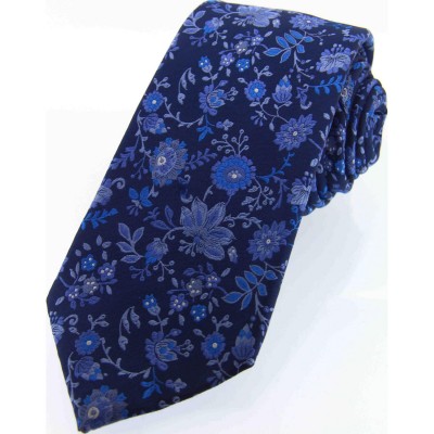 Soprano Accessories Posh & Dandy Navy/Blue Flowers