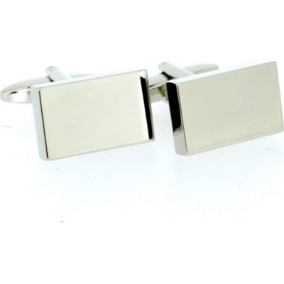 Soprano Accessories Rectangle Metal Cufflinks