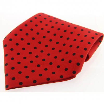Soprano Accessories Red with Black Polka Handkerchief