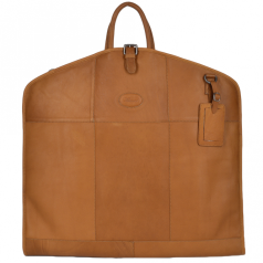 Ashwood Leather 8145 Folding Suit Carrier Tan