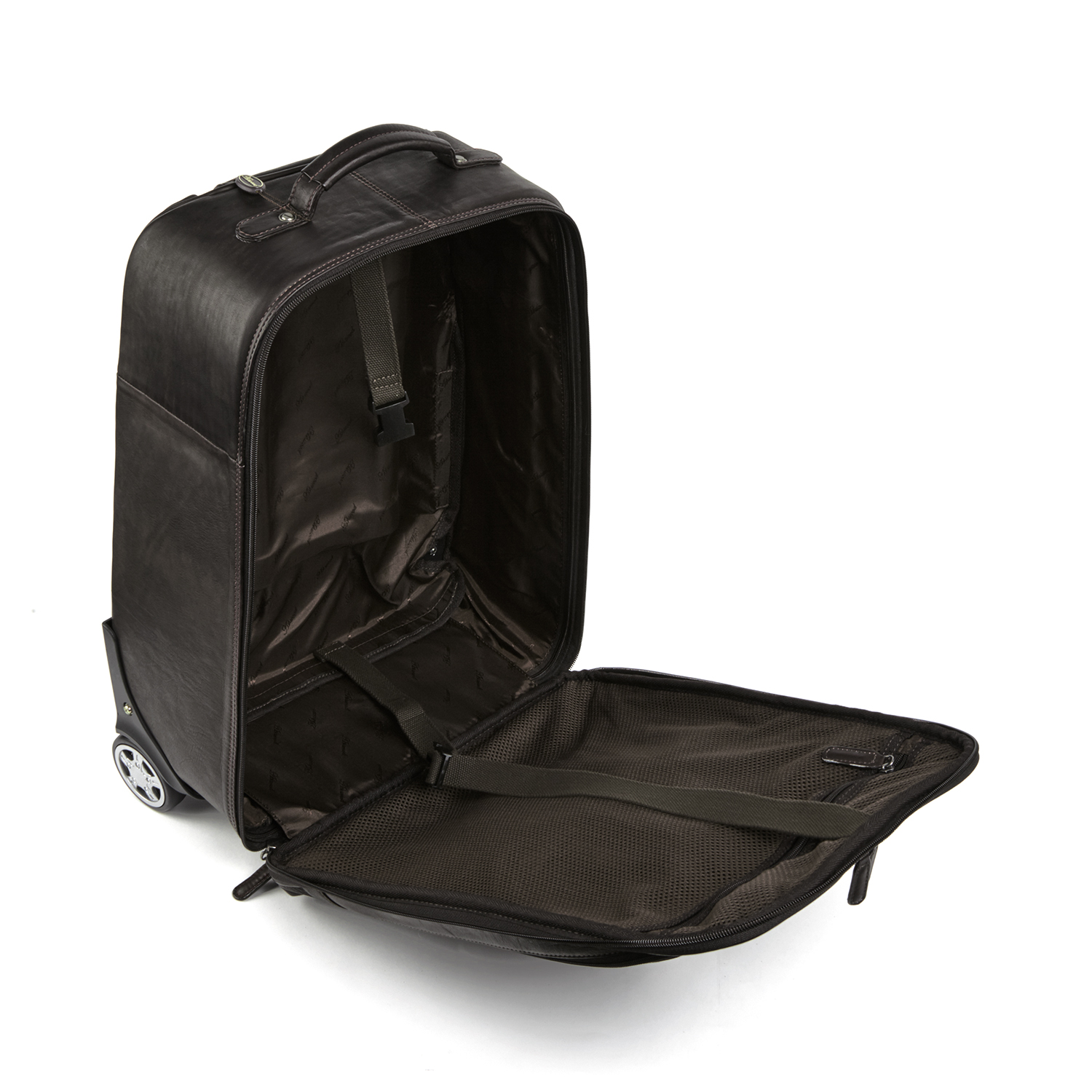 Ashwood Leather 8148 Cabin Size Wheeled Weekend Trolley