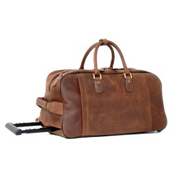Ashwood Leather Albert Wheeled Travel Holdall