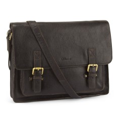 Ashwood Leather Josh Satchel Brown