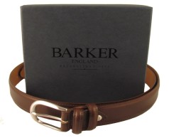 Barker Mahogany Calf Belt