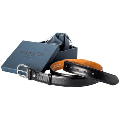 Barker Black Calf Belt