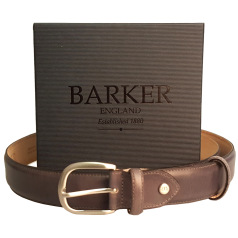 Barker Hand Painted Grey Belt