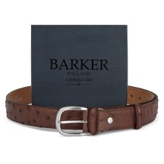 Barker Ostrich leather Belt