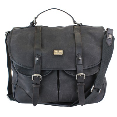 British Belt Company Langdale Satchel Carbon
