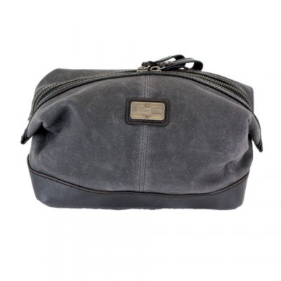 British Belt Company Langdale Washbag Carbon