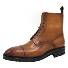 Carlos Santos Toecap Derby Boot - 8866 Castagna