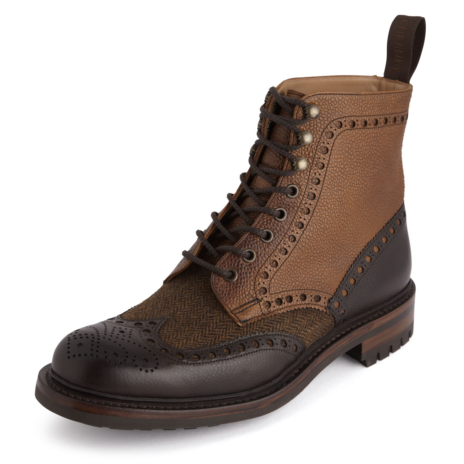 Cheaney Tweed F Commando Sole