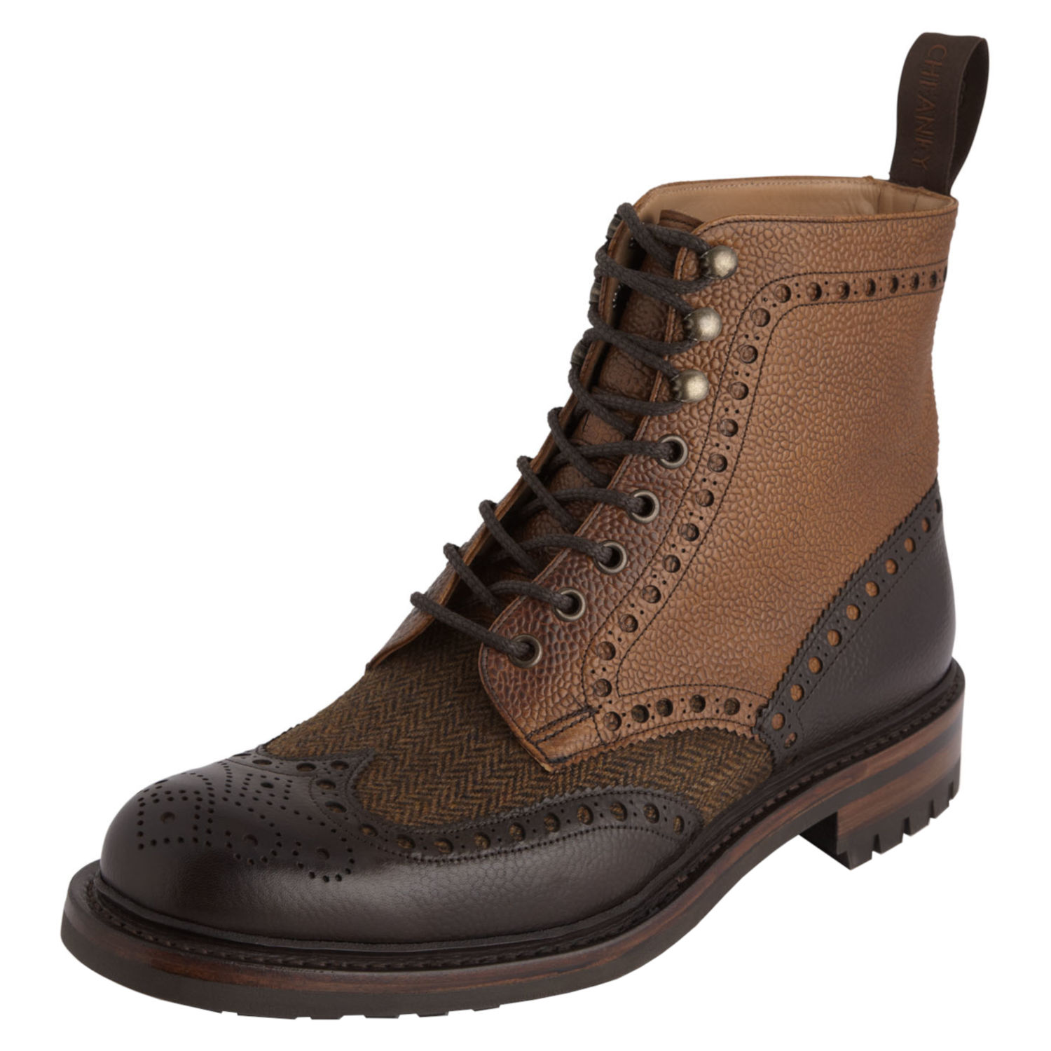 Cheaney Tweed F Commando Sole