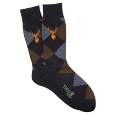 Corgi Socks Argyle Stag