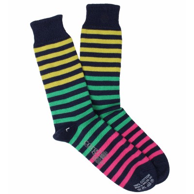 Corgi Socks Citrus Stripes