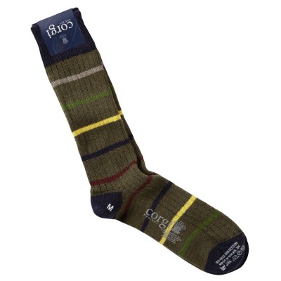 Corgi Socks Formal Stripe