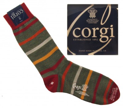 Corgi Socks Green