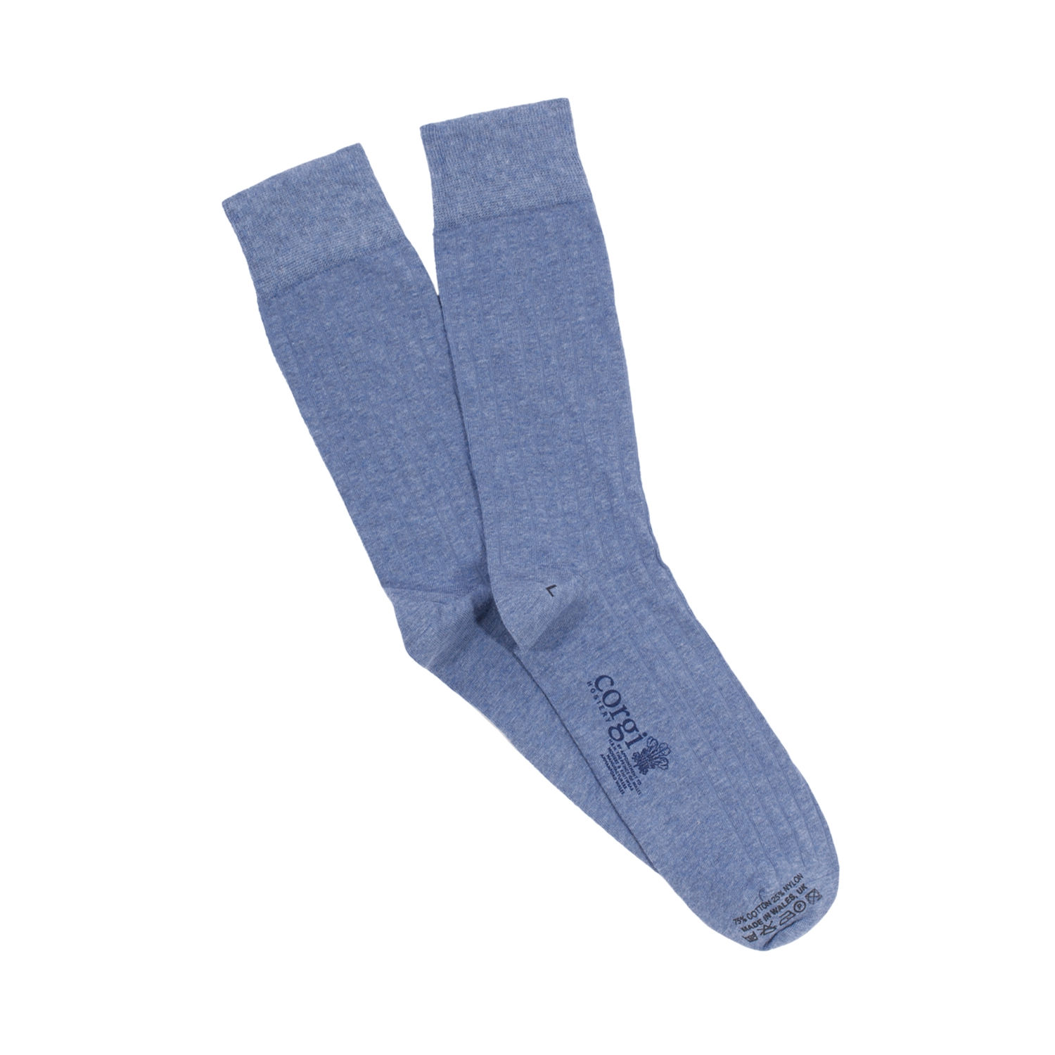 Corgi Socks Lightweight Cotton Rib