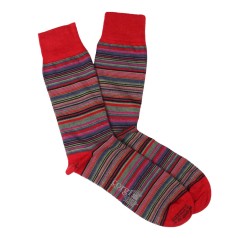 Corgi Socks Red Multi