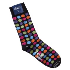 Corgi Socks Regular Spots Black