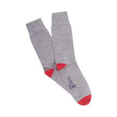 Corgi Socks Wool Heel Contrast