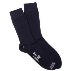 Corgi Socks Wool Rib Navy