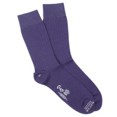 Corgi Socks Wool Rib Purple