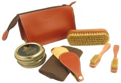 Crockett and Jones Leather Travel Kit