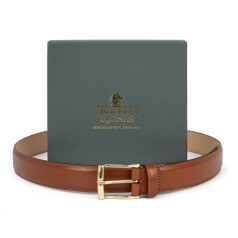 Crockett and Jones Tan Calf Leather Belt