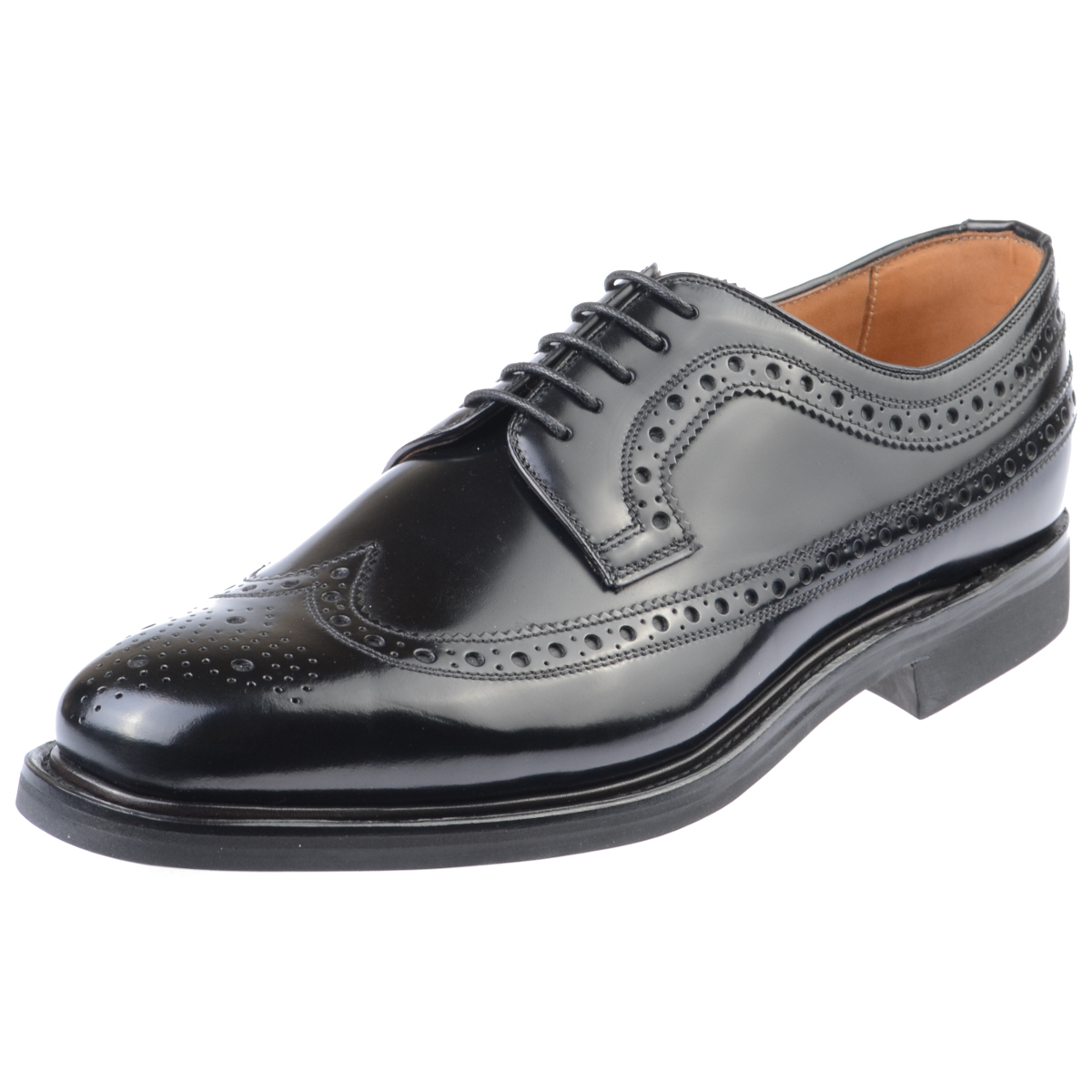 Edward and James Anthony Black Rubber Sole - Pediwear Footwear