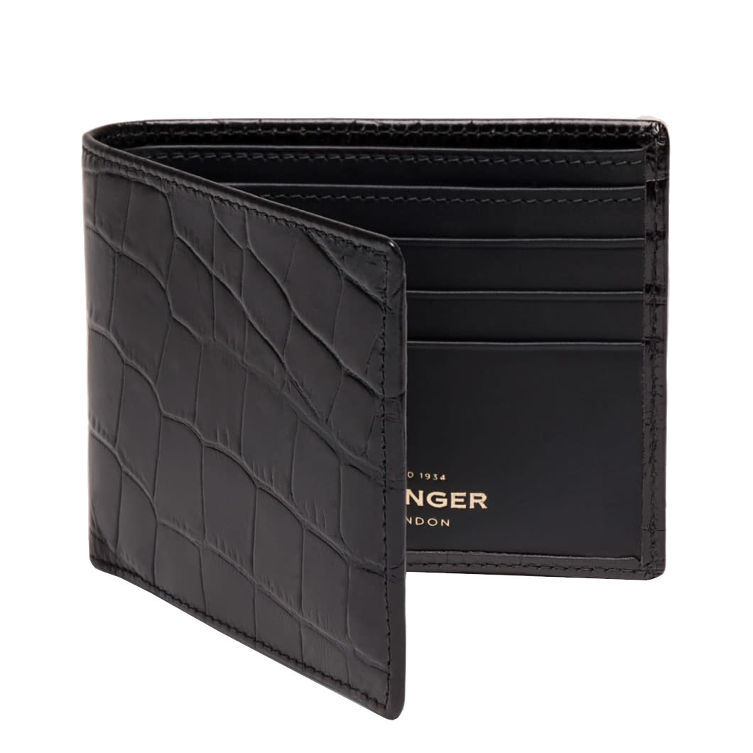 Ettinger Croco Billfold Wallet with 6CC CC030CJR