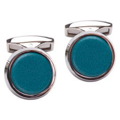 Ettinger Sterling Round Cufflinks