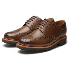 Grenson Archie C Dark Brown Grain
