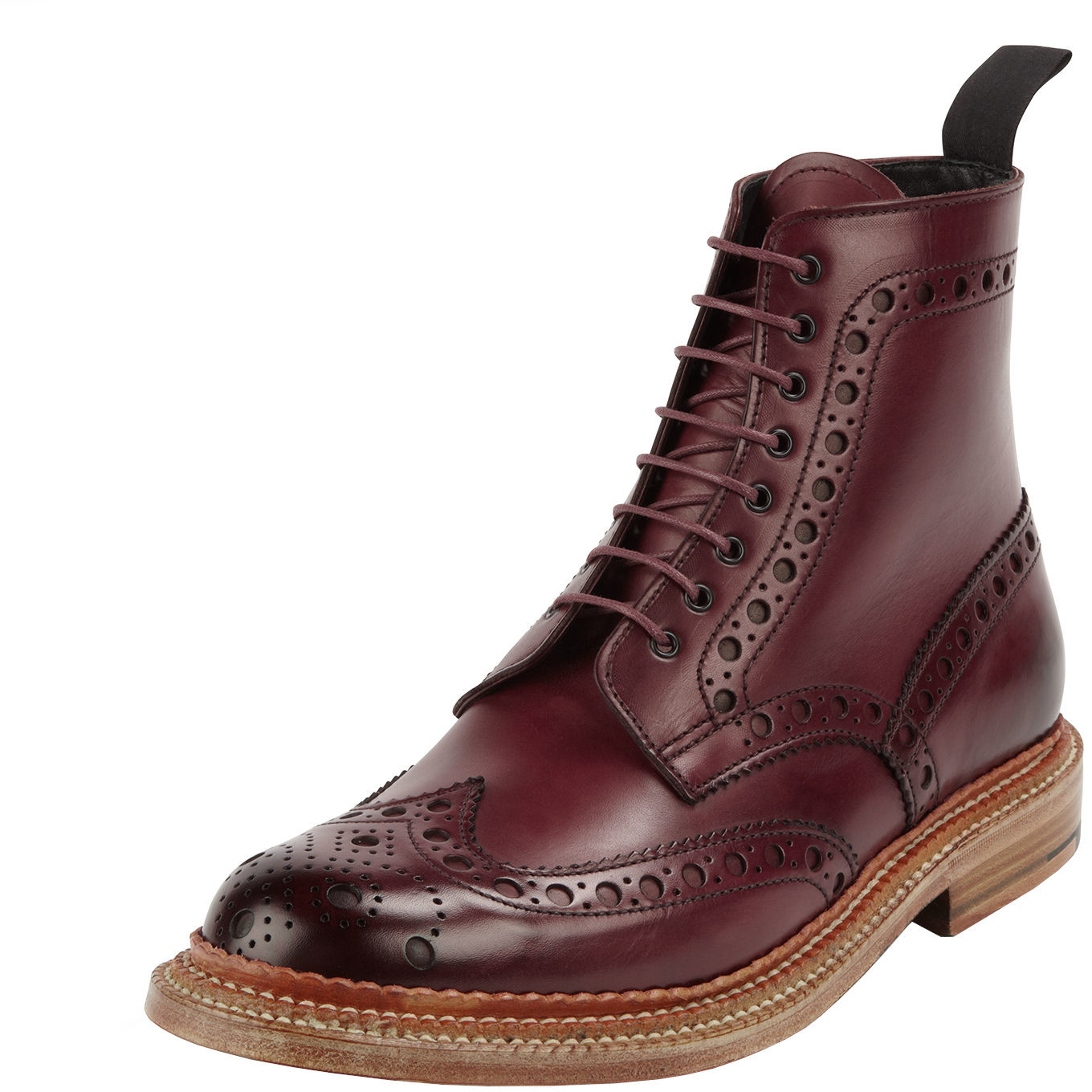 Grenson Fred Triple Welt Bordeaux 