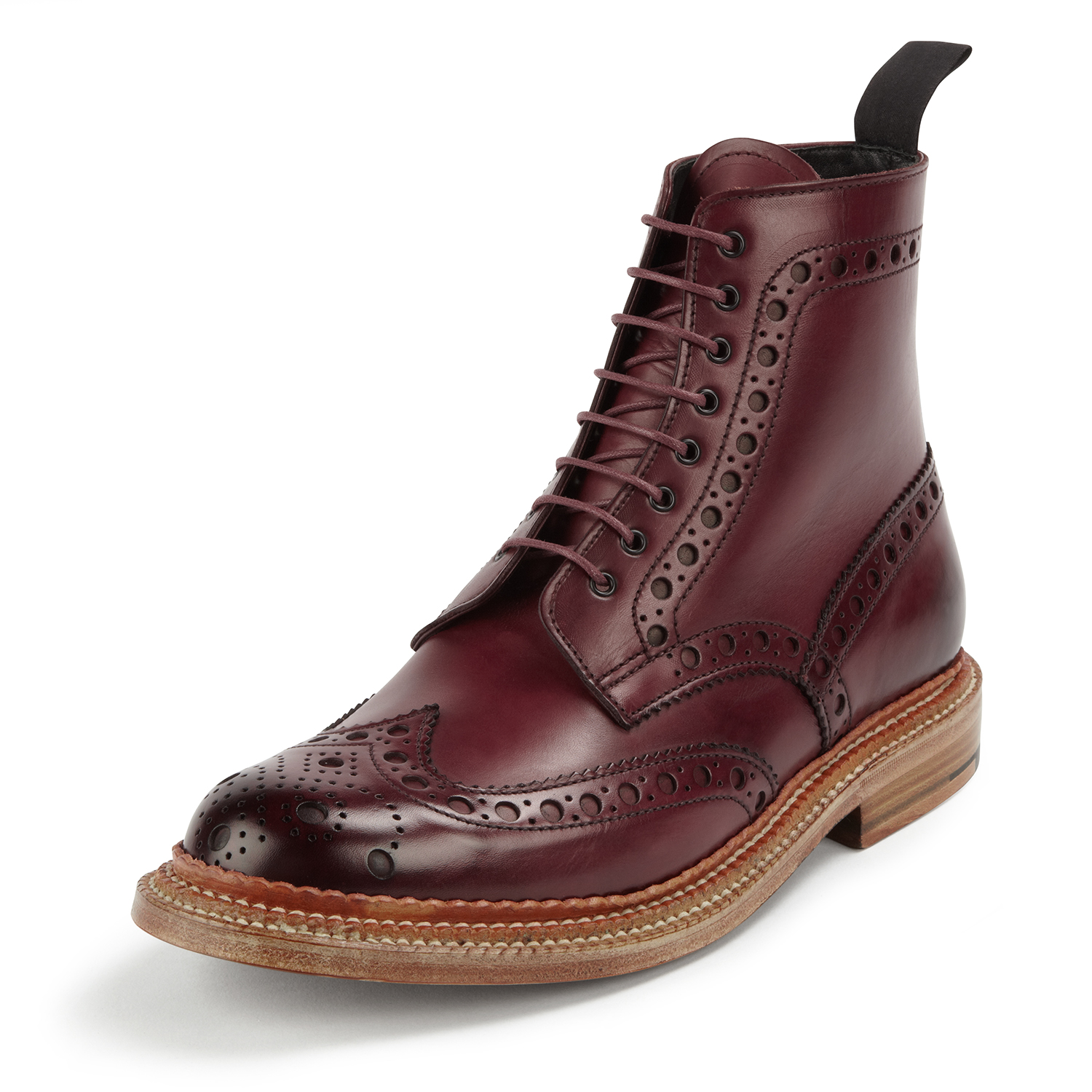 Grenson Fred Triple Welt Bordeaux