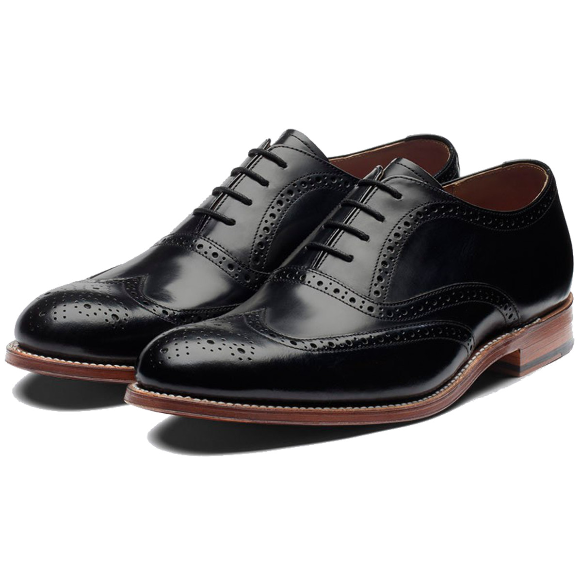 Grenson Luther Black Hi Shine